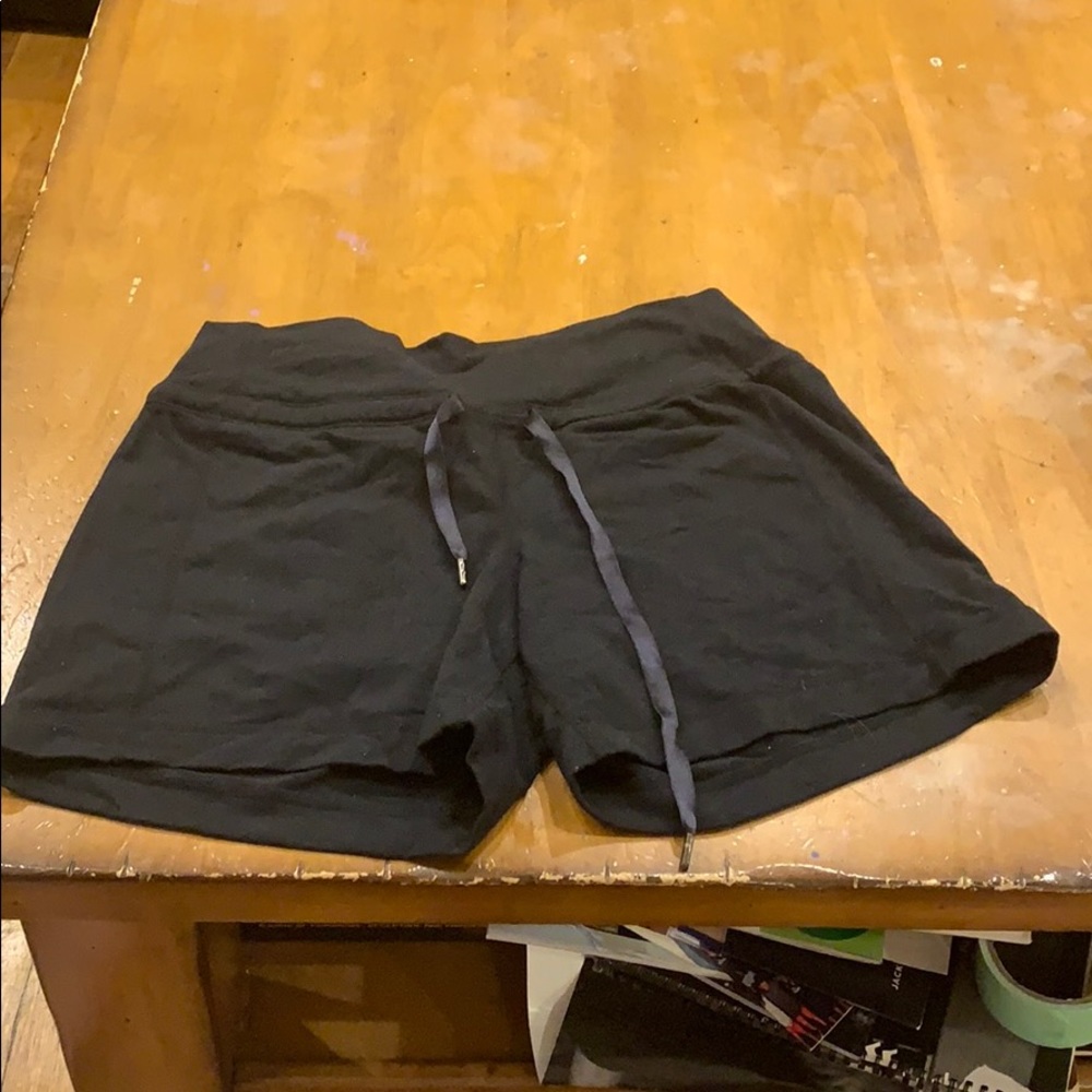 Black lululemon shorts